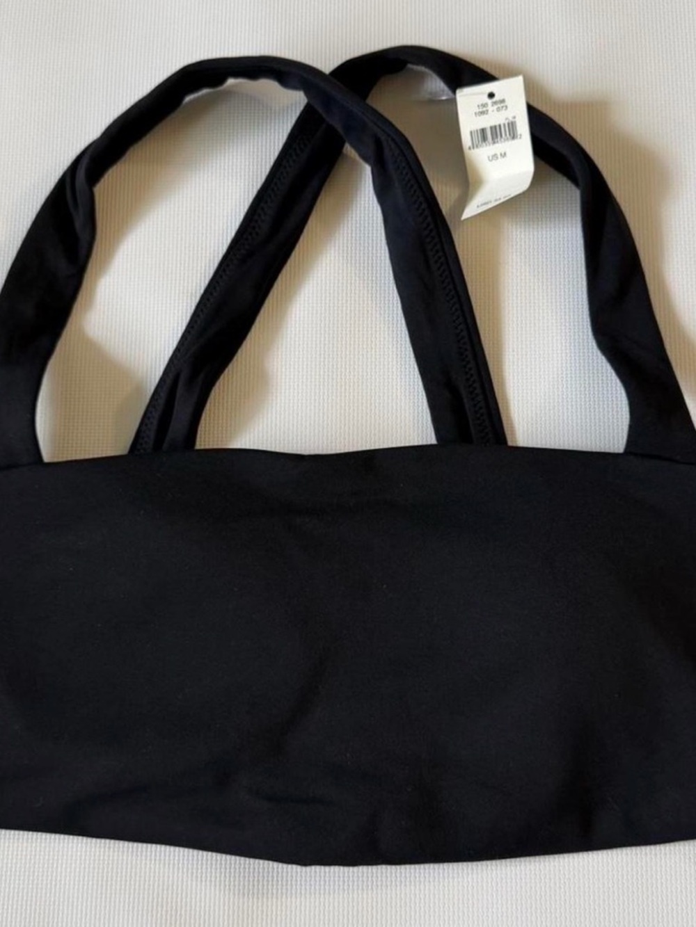 Aerie Black Sports Bra-MEDIUM